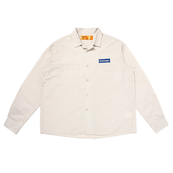 CHALLENGER S/S WORKER SHIRT BEIGE Lサイズ-