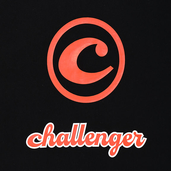 CHALLENGER -90's LOGO C/N SWEAT- BLACK
