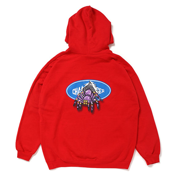 CHALLENGER （チャレンジャー）-LOGO SPIDER HOODIE- RED – anemoscope