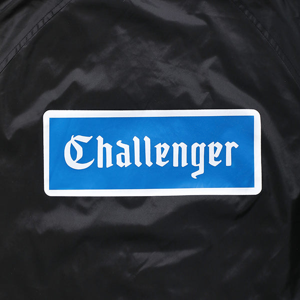 CHALLENGER - LOGO COACH JACKET - BLACK
