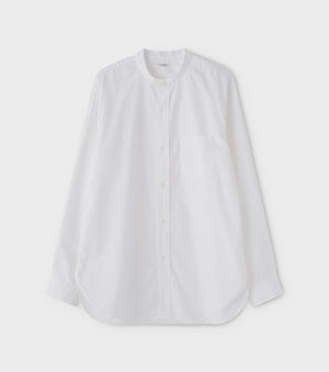PHIGVEL -BAND COLLAR DRESS SHIRT- OFF WHITE