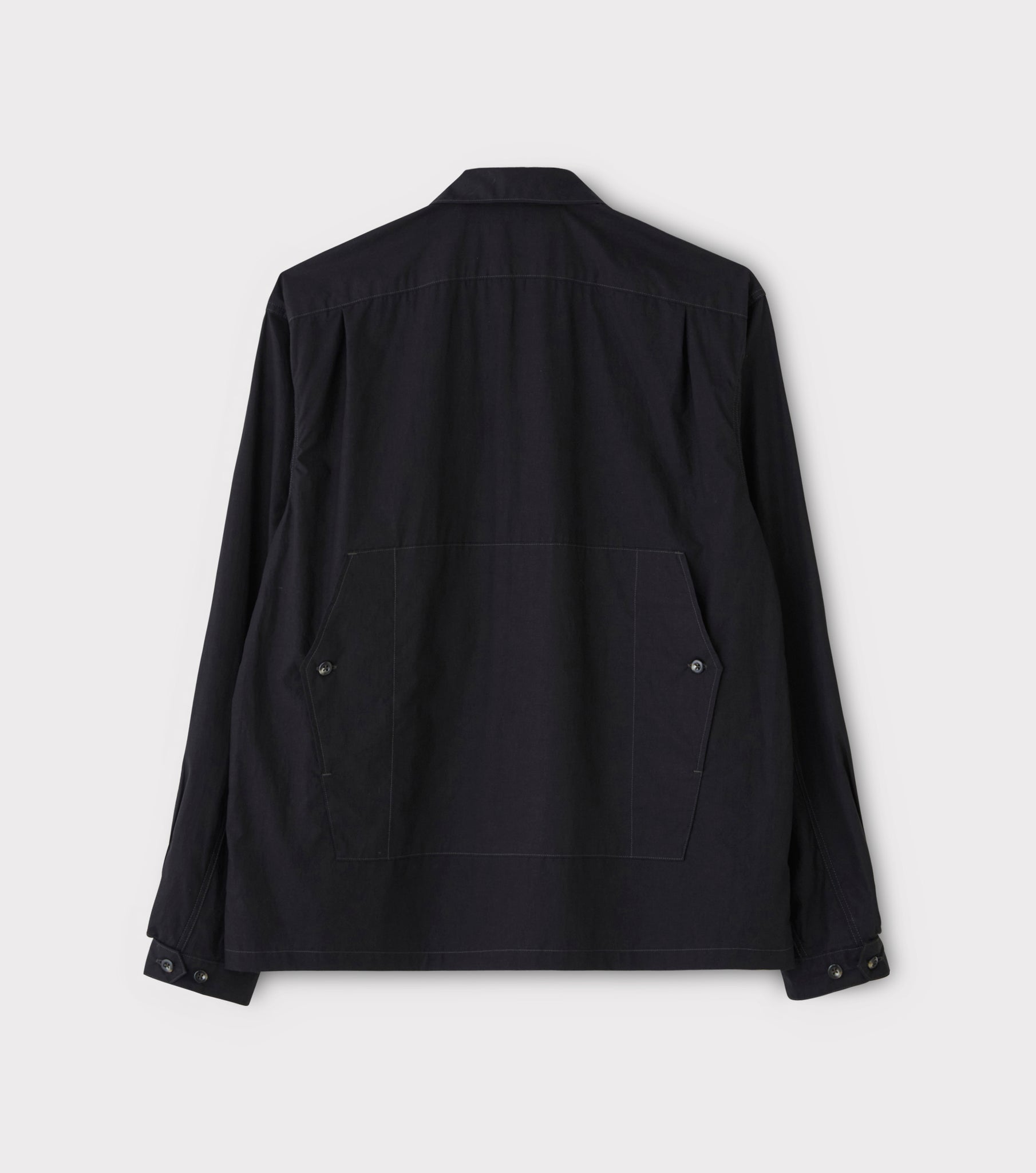 PHIGVEL HALF ZIP BAND COLLAR SHIRT フィグベル-