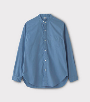 PHIGVEL -BAND COLLAR DRESS SHIRT- CHINA BLUE