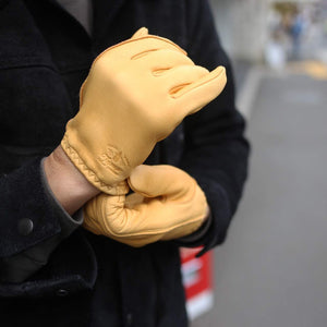 Lamp gloves -Utility glove Shorty- Camel