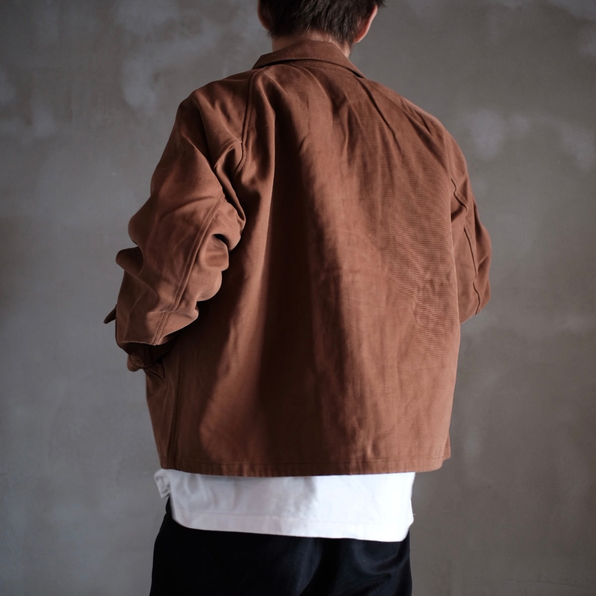 PHIGVEL -DUCK CLOTH SPORTING JACKET- RUSSET – anemoscope