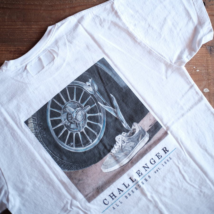 CHALLENGER -THE LAND TEE- WHITE