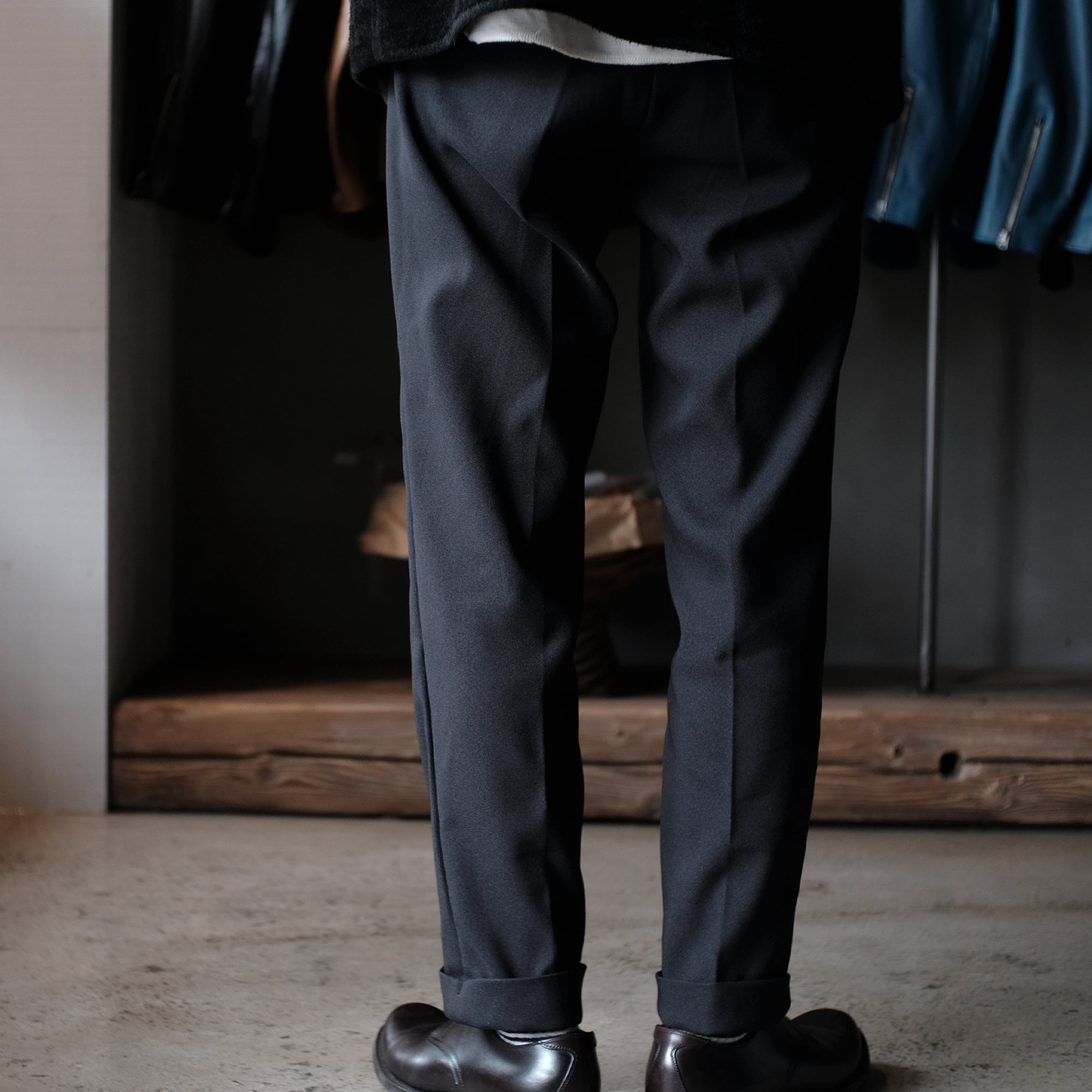 MASSTARD - DAILY TROUSERS - BLACK – anemoscope