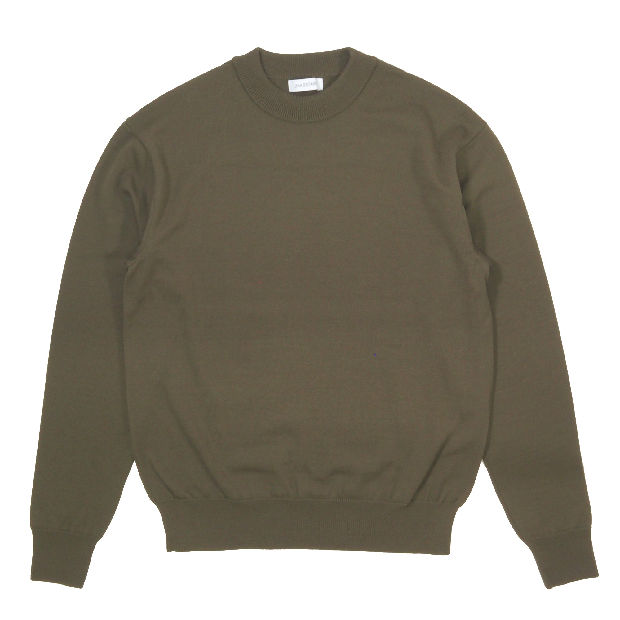 MASSTARD - DAILY MOCK SWEATER- OLIVE